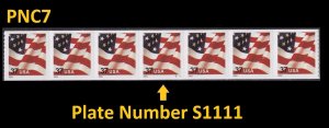 US 3632A Old Glory 37c PNC7 SSP S1111 MNH 2003