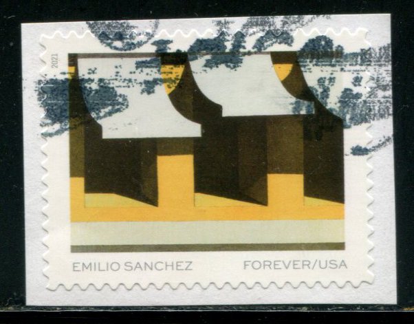 5594 (55c) Emilio Sanchez SA,  used on paper