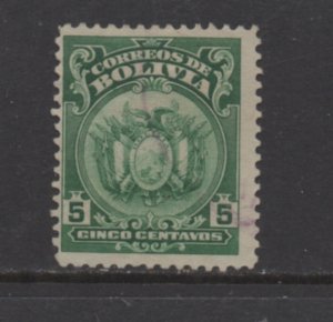 Bolivia  Scott # 120 used    Single