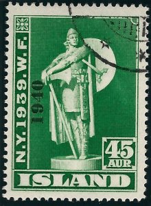 Iceland SC#234 Used F-VF SCV$32.50...fill a great spot!!