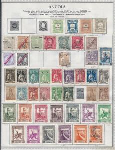 Angola to 1960. Mounted album pages [m/u]