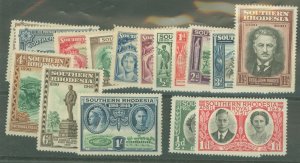 Southern Rhodesia #37/67 Unused Single (Complete Set)