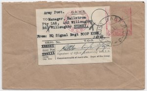 B.C.O.F. #8 Aust Base P.O. (Occupation of Kure, Japan) to Sydney 1948 (M5857)