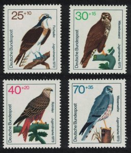 Germany Osprey Buzzard Kite Harrier Birds of Prey 4v 1973 MNH SG#1648-1651