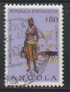 Angola,  80c Costume (SC# 402) USED