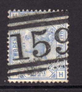 Great Britain Victoria 82 Plate 23 Used Bin 