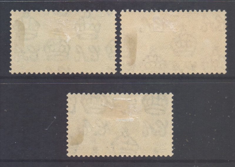 Falkland Islands Scott 81/83 - SG143/145, 1937 Coronation Set MH*