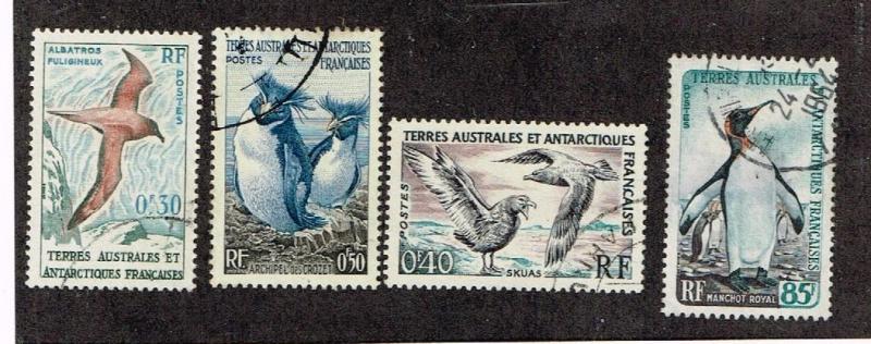 French Southern and Antarctic Territories  2, 12, 13, 19   Used  Birds