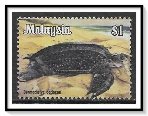 Malaysia #179 Leatherback Turtle Used