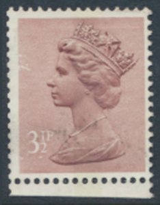 GB  Machin 3½p SG X860  1 band Used SC# MH40  see scans & details