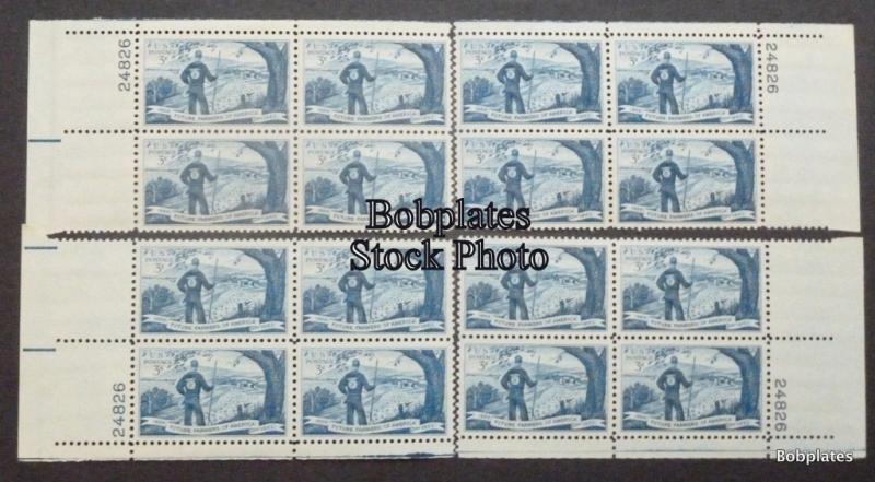 BOBPLATES #1024 Farmers Matched Set Plate Blocks VF NH <=> See Details for #'s