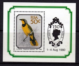 South Africa 1990 Birds Mint MNH Miniature Sheet