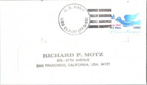 United States Ships US Navy - USMC Dove Peace Keepers Free Mail c1998 U.S. Na...