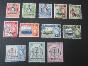 Jamaica 1962 Sc 185-96 set MNH