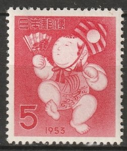 Japan 1953 Sc 576 MH*