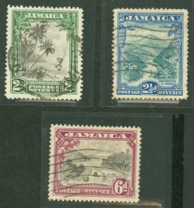 Jamaica #106-108 Used Single (Complete Set)