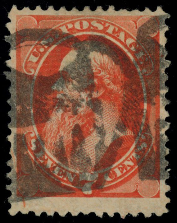 USA Scott# 160, USED, ** Beer Mug** Fancy Cancel, PF Cert. (56189)