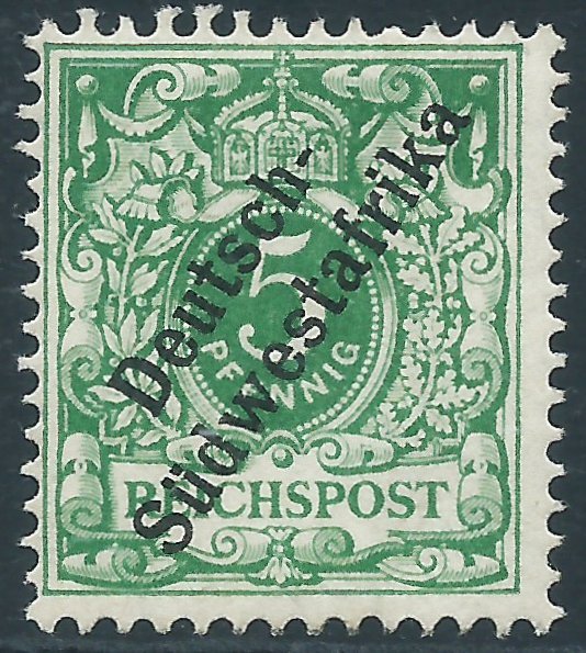 German South West Africa, Sc #2, 5pf MNH