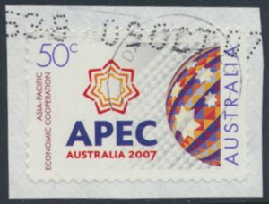 Australia  SG 2859  SC# 2724 Used SA APEC  2007 see details & Scan