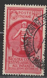 COLLECTION LOT 6087 ITALY #372 1937 CV+$17.50