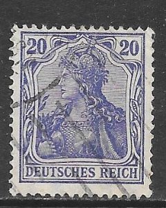 Germany 84: 20pf Germania, used, F-VF