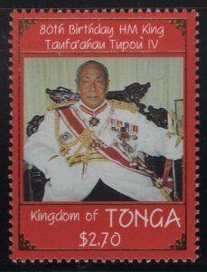 TONGA, 985, MNH, 1998, KING TAUFA'AHAU