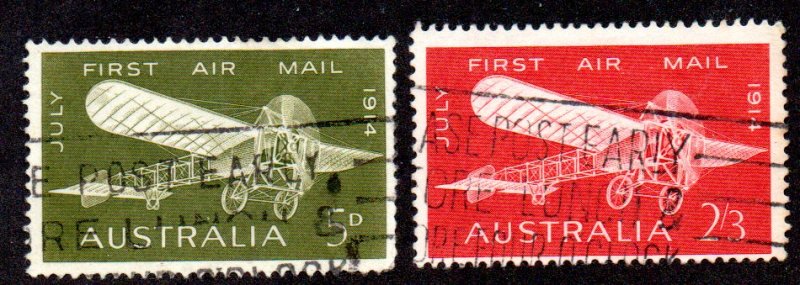 AUSTRALIA 381 USED SCV $3.50 BIN $1.40 AIRPLANES