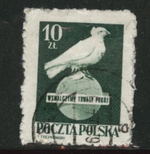 Poland Scott 475 Used 1950 stamp