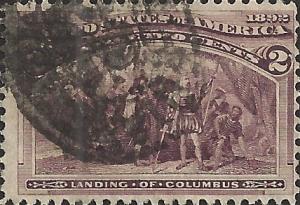 # 231 BROWN VIOLET USED LANDING OF COLUMBUS SCV-0.30