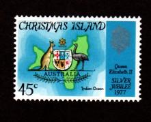 Christmas Island # 85 Mint Silver Jubilee x!