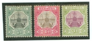 Bermuda #28-30 Unused Single (Complete Set)