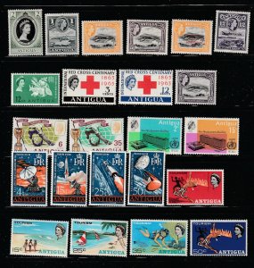 Antigua Collection A - 4 Scans - All the stamps are in the scans.