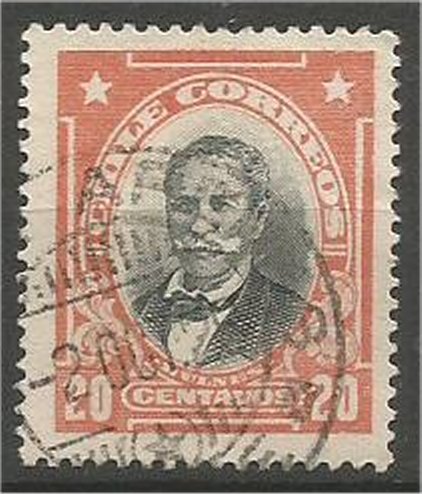 CHILE, 1911  used 20c, Bulnes Scott 105