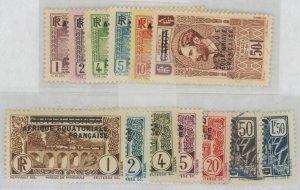 French Equatorial Africa #1/23 Unused