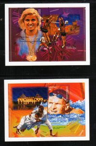 LESOTHO #1053-1054 1996 SUMMER OLYMPICS MINT VF NH O.G S/S