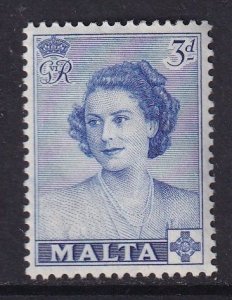 Malta   #230  MH  1950  princess 3p