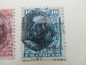 A11P28F94 Peru 1894 Optd 10c Fine Used Stamp-