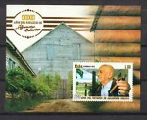 dCuba 2019 100th Anniv. Alejandro Robaina ́s birthday Tobacco Farmer S/S MNH-
