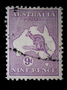 AUSTRALIA  - SCOTT# 9 - CAT VAL $37.50