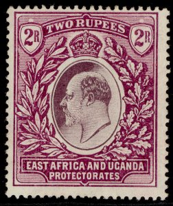 EAST AFRICA and UGANDA EDVII SG27, 2r dull & bright purple, M MINT. Cat £55.