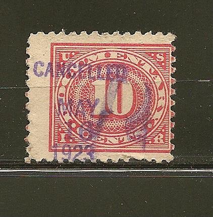 USA R234 Documentary Stamp Cancelled May 16 1923 Used