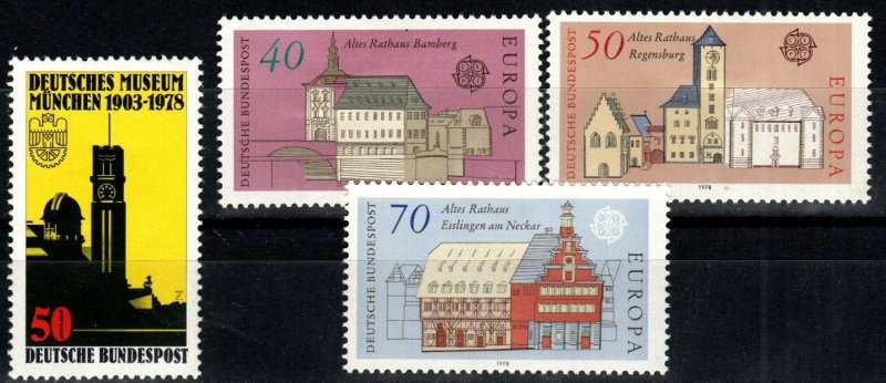 Germany #1269-72 F-VF Unused CV $2.95 (X9093)