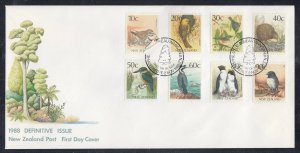 New Zealand Scott 920/29 FDC - 1991 DEfinitive Issues