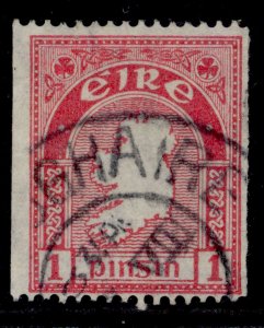 IRELAND GV SG72c, 1d carmine, FINE USED. Cat £45.