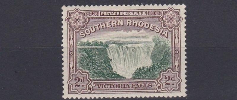 SOUTHERN RHODESIA  1932  S G 29   2D GREEN & CHOCOLATE     MH