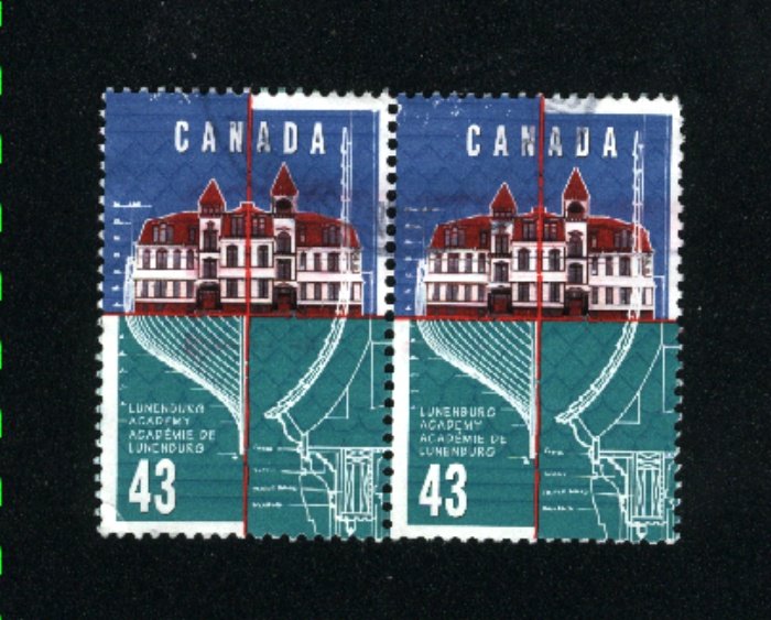 Canada #1558   pair  used VF 1995  PD