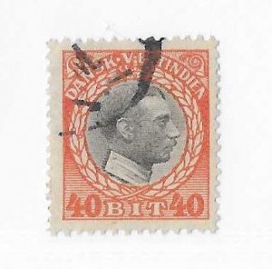 Danish West Indies  Sc #57  40b  used VF