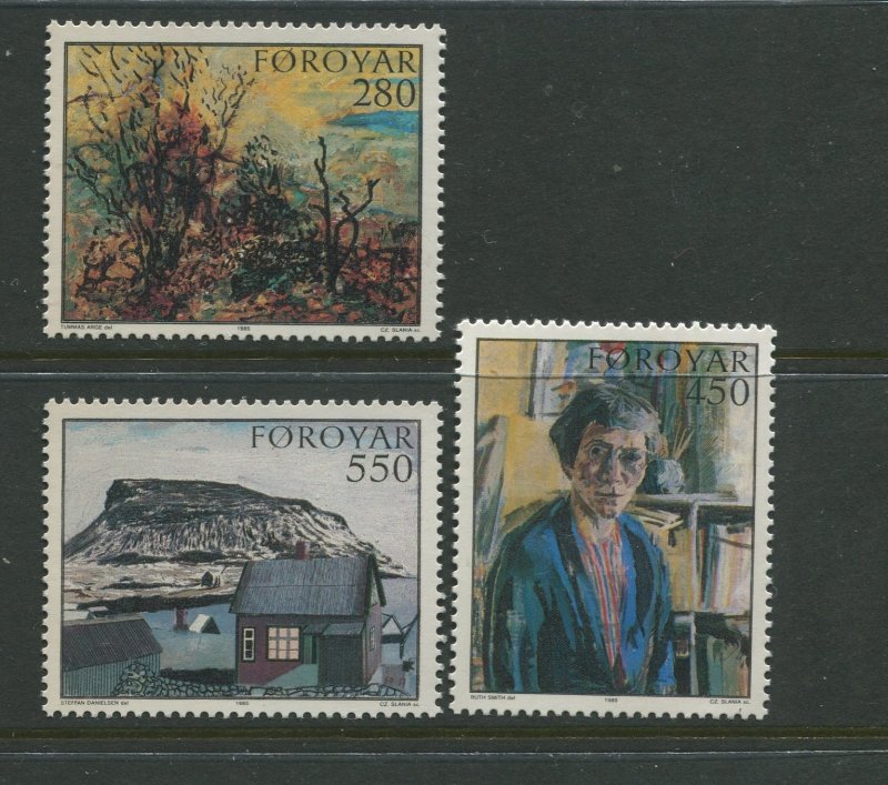 STAMP STATION PERTH Faroe Is.#127-129 Pictorial Definitive Iss. MNH 1985 CV$6.00