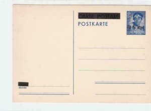 German occupation Luxembourg 1941 stamped stationary post card R20365
