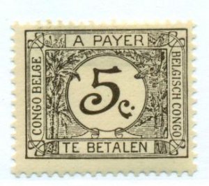 Belgian Congo  1923 #J1 MH SCV (2022) = $0.25